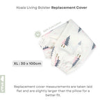 Koala Living 100% Pure Combed  Cotton Toddler Bolster With replacement Cover
