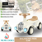 Easy Choice Kids Balancing Ride-On Car Vintage Design Brithday Toys