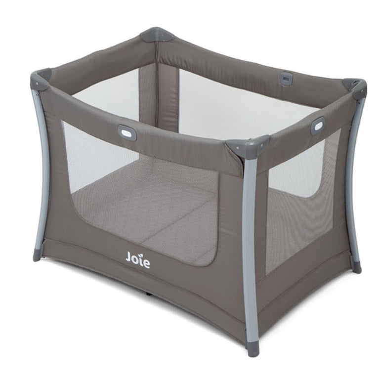 Joie Illusion™ Travel Cot  Baby Playpen-Nickel