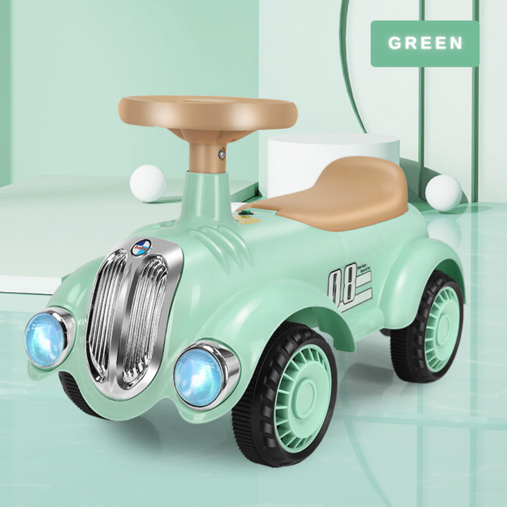 Easy Choice Kids Balancing Ride-On Car Vintage Design Brithday Toys