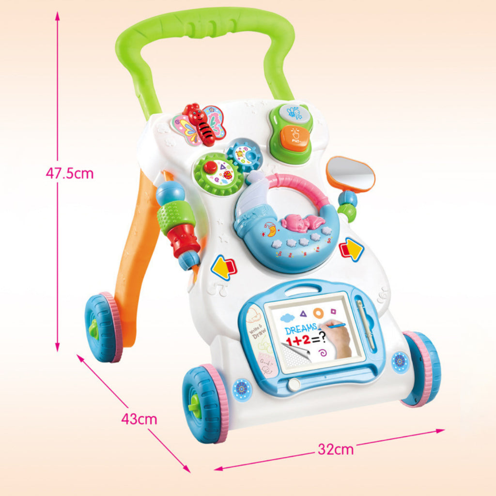 Gift Station Children Music Push Walker (with Weight Tank )