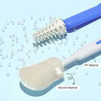 Misuta Baby Bottle Cleaning Brush Set with Storage Container Travel Kit