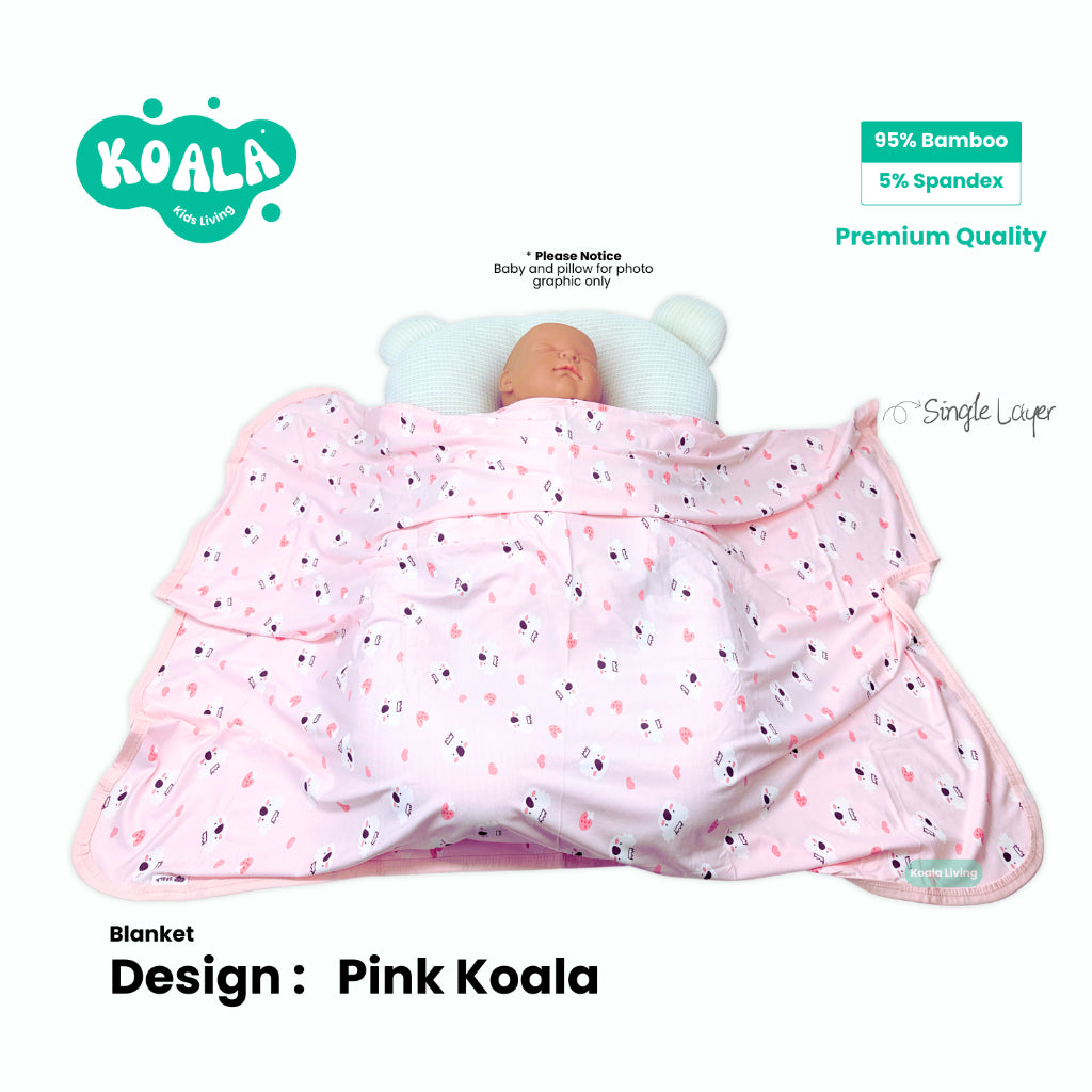 Koala Living Baby Soft Bamboo Blanket Single Layer / Double Layer