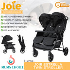 Joie Signature Estrella Twin Stroller