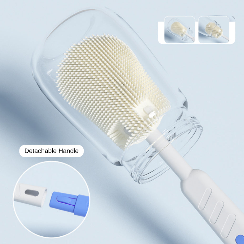 Misuta Baby Bottle Cleaning Brush Set with Storage Container Travel Kit