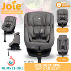 Joie Meet Spin 360 Car Seat (0-18 kg)(Group 0+/1)
