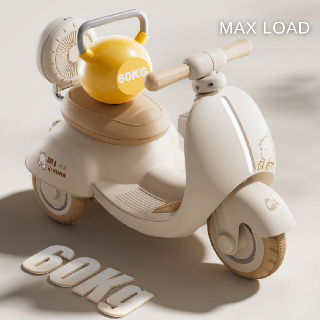 Easy Choice Premium Kids Electric Ride-On Tricycle – Remote Control, Lights & Elegant Design