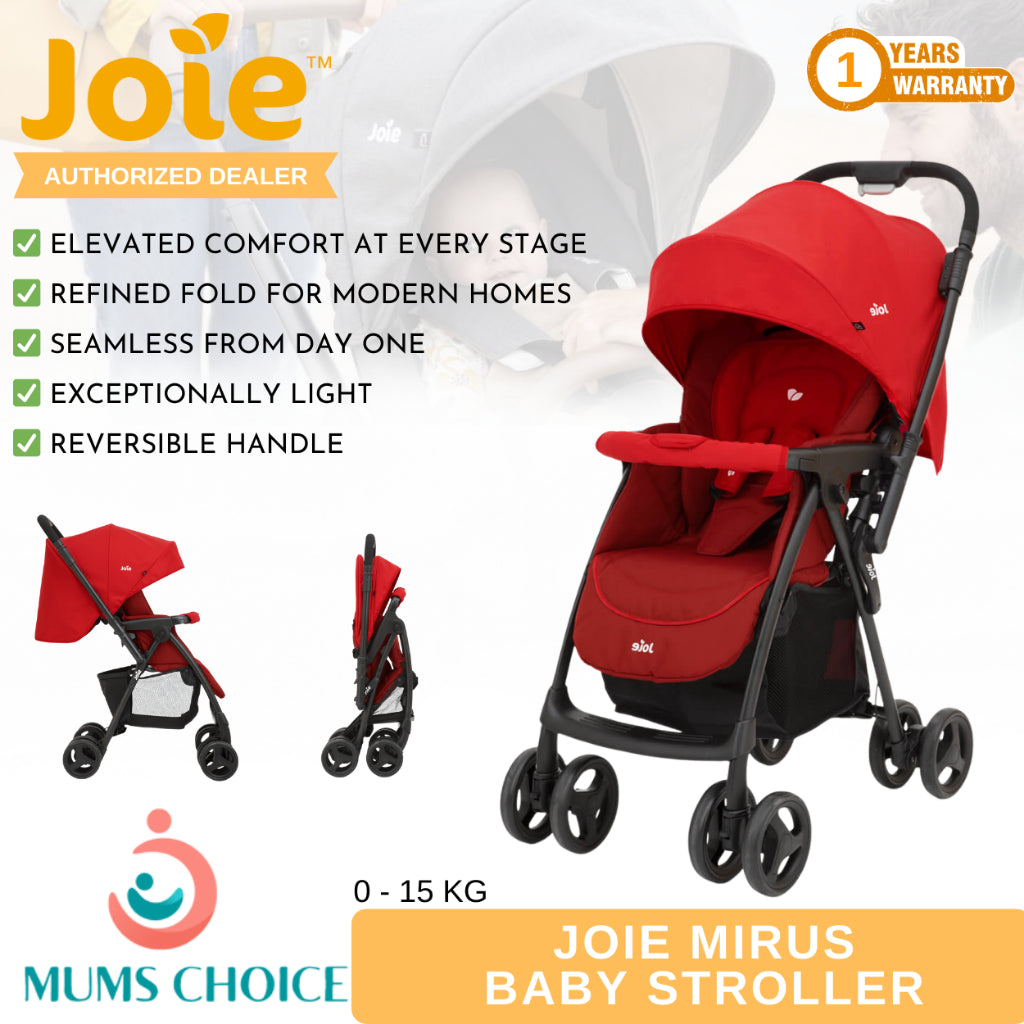 Joie Mirus Baby Stroller (1-Year Warranty)