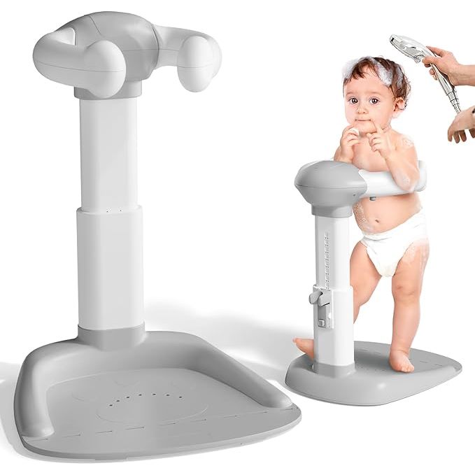 Mums Choice Baby Bath Training Stand Anti-Slip Baby Shower Standing Support