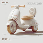 Easy Choice Premium Kids Electric Ride-On Tricycle – Remote Control, Lights & Elegant Design