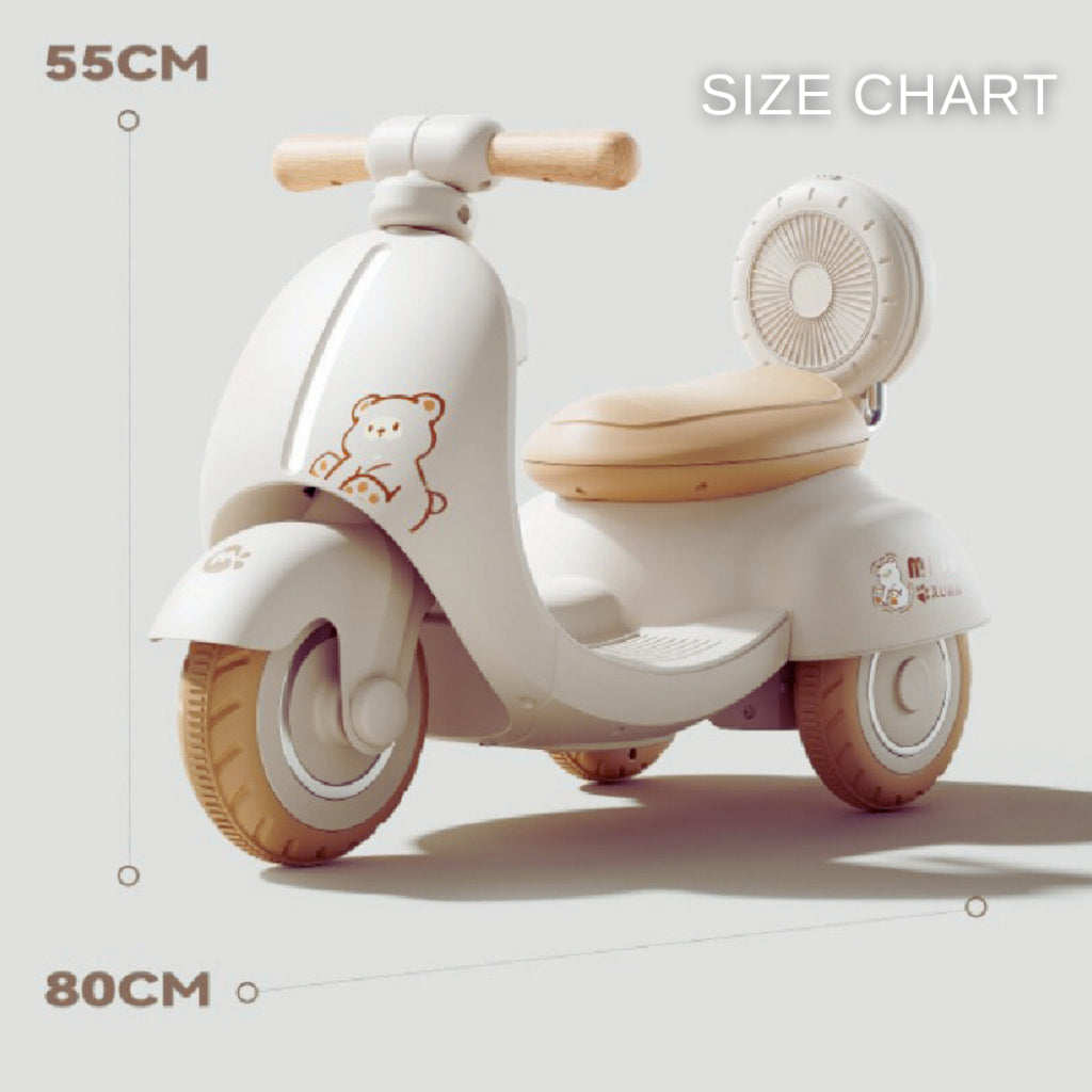 Easy Choice Premium Kids Electric Ride-On Tricycle – Remote Control, Lights & Elegant Design