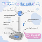 Mums Choice Baby Bath Training Stand Anti-Slip Baby Shower Standing Support