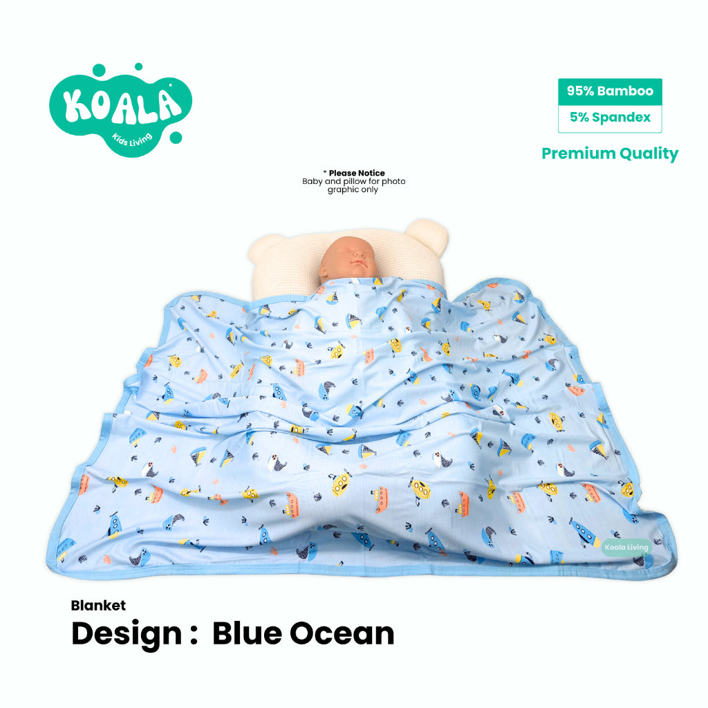 Koala Living Baby Soft Bamboo Blanket Single Layer / Double Layer