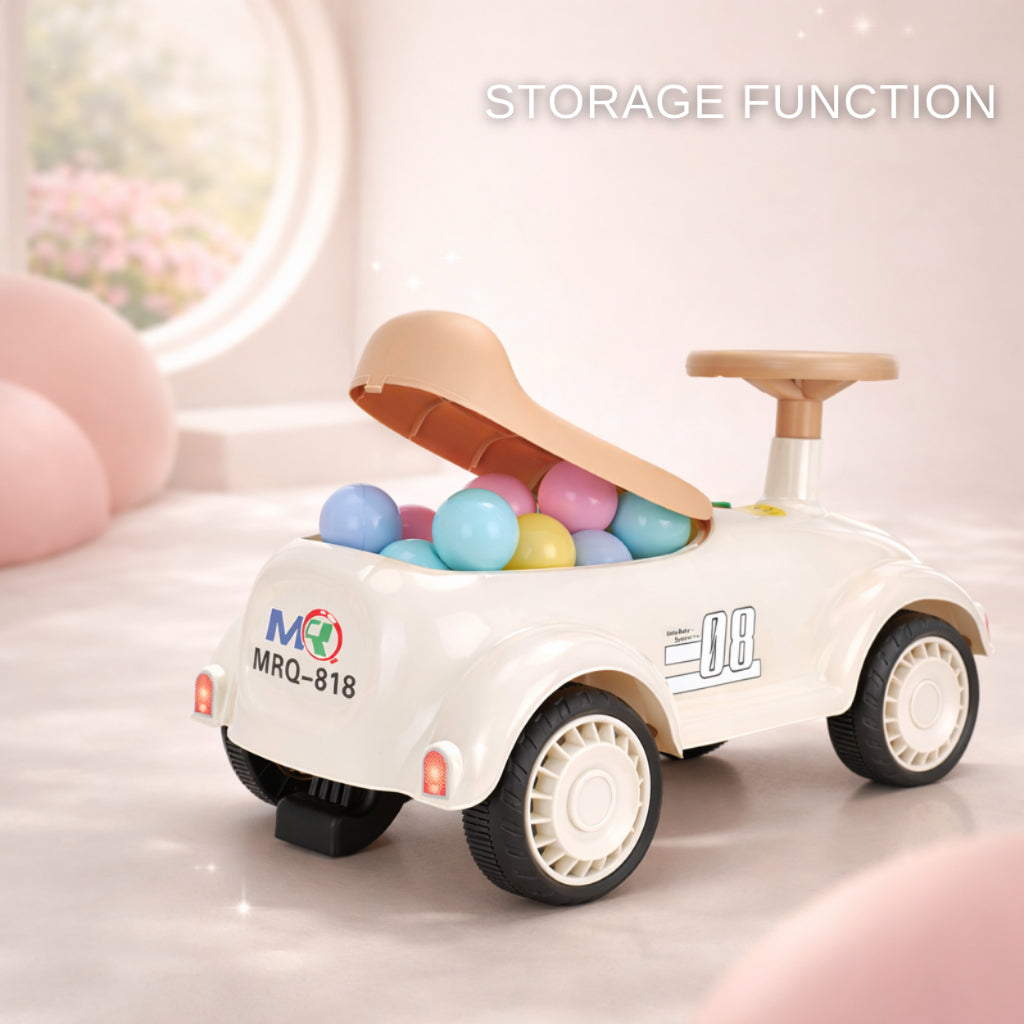 Easy Choice Kids Balancing Ride-On Car Vintage Design Brithday Toys