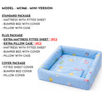 Nemobaby Toddler Bumper Bed Children Sofa Bed  Sponge Full Protection - MINI VERSION