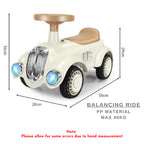Easy Choice Kids Balancing Ride-On Car Vintage Design Brithday Toys