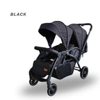 Kidilo Premium Baby Duo Stroller with Bassinet Newborn Ready Lightweight Foldable High-View Pushchair