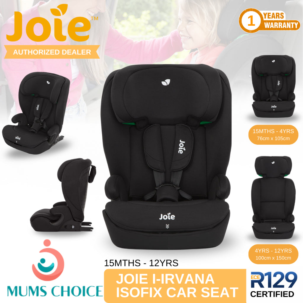 Joie I-Irvana Isofix Car Seat Booster (15m - 12y) i-Size R129 Certified