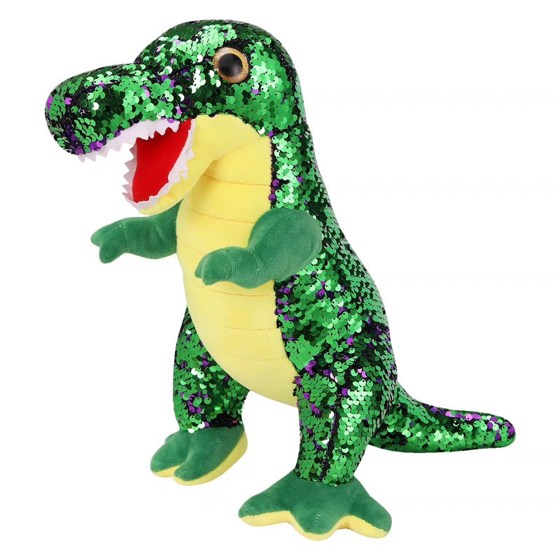 Flipable Sequins Dinosaur Doll 33-45cm