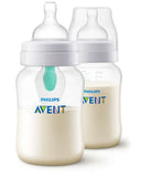 260ml Anti Colic PP Bottles With Airfree Vent(twin pack)