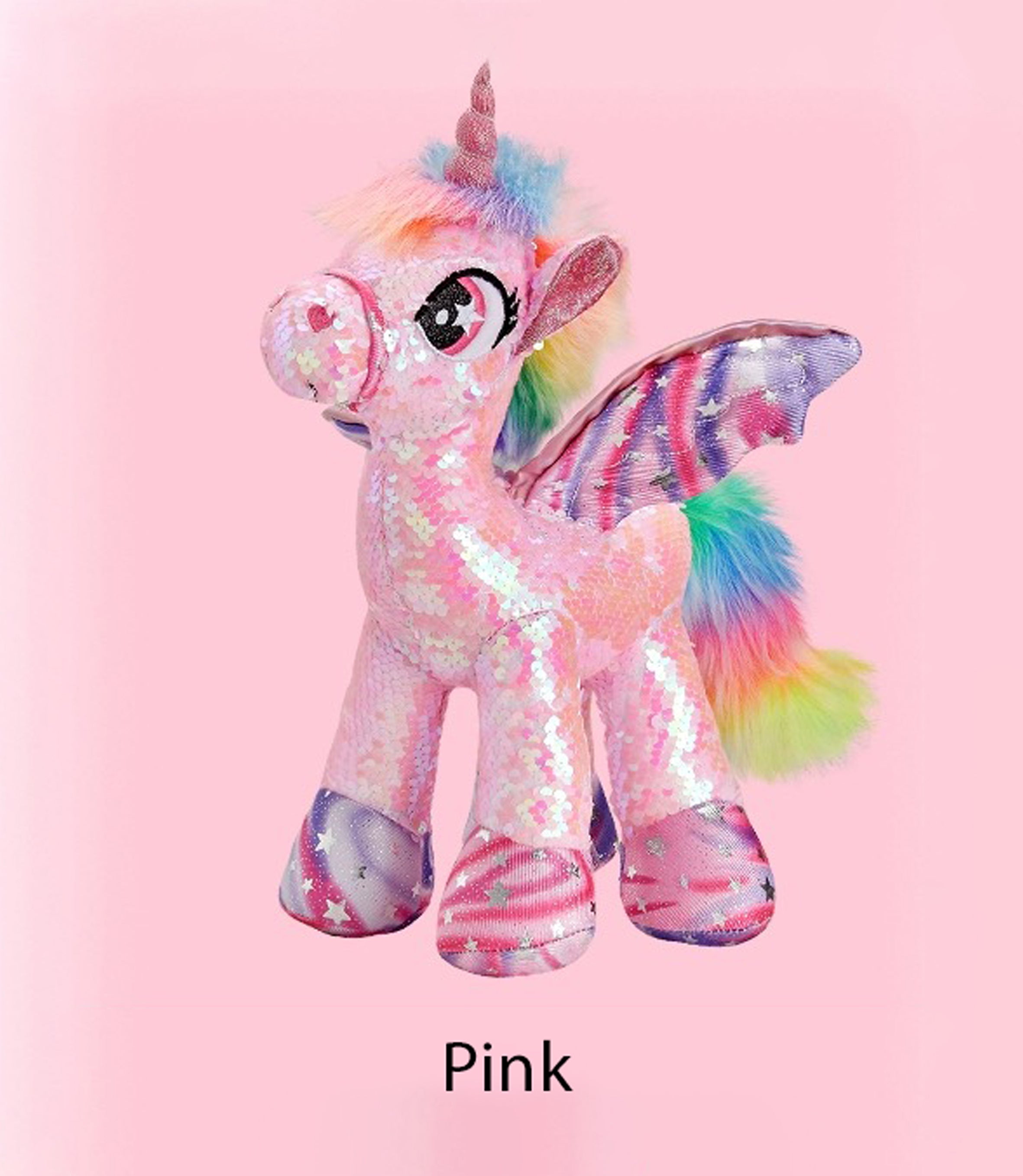 Unicorn Figure Flip Sequin Standing 38-50-60cm