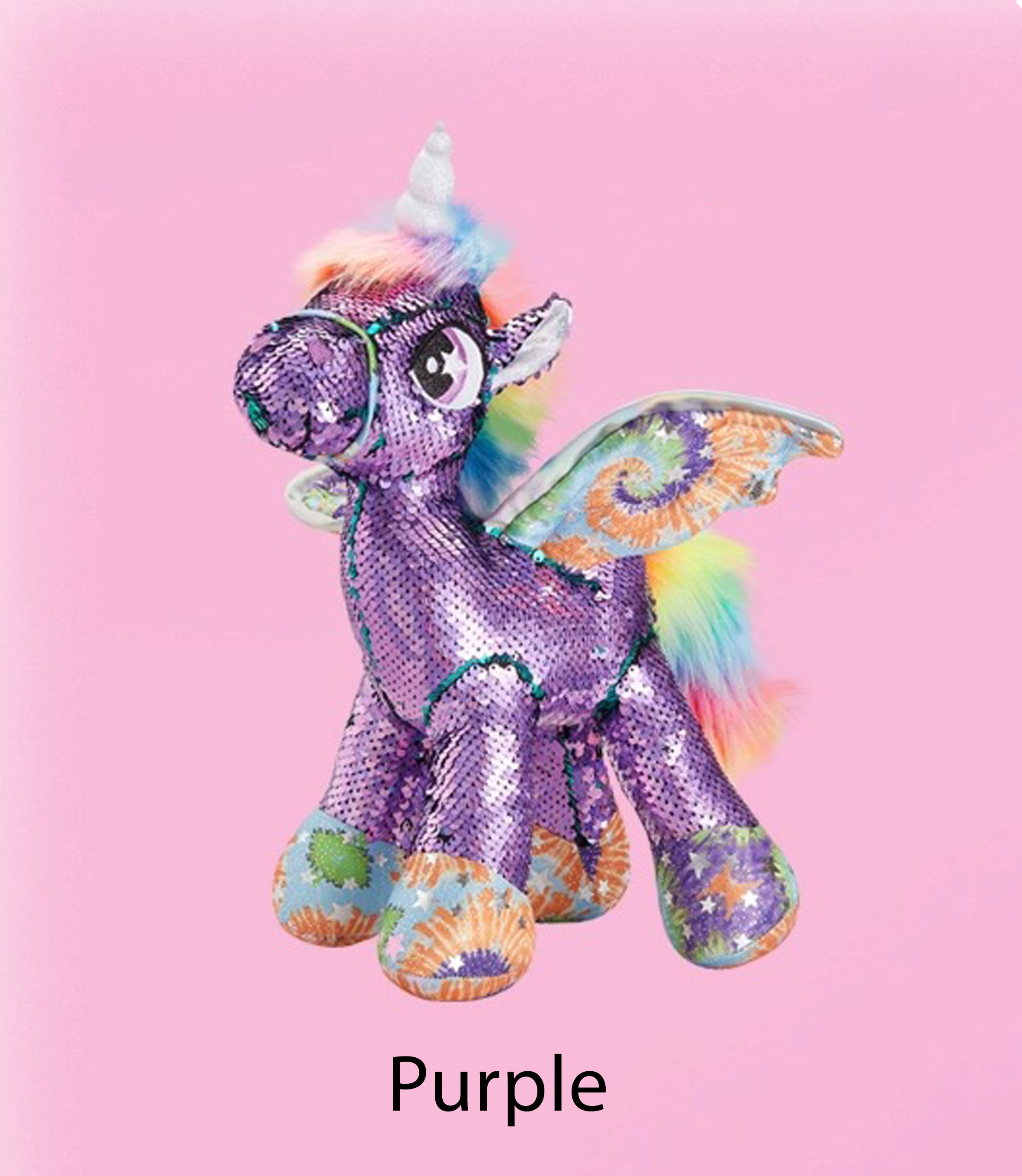 Unicorn Figure Flip Sequin Standing 38-50-60cm