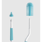 Misuta Bottle & Nipple Brush Set Silicone (1 box= 2 pieces) Bottle Silicone Brush Set Bottle Cleaner