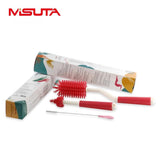 Misuta Bottle & Nipple Brush Set Silicone (1 box= 2 pieces) Bottle Silicone Brush Set Bottle Cleaner